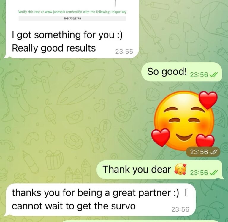 First order of the month, customer feedback